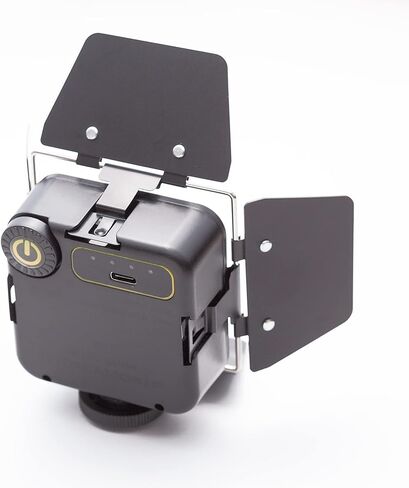 LED Soft Video Light with Detachable Barndoors, Cold Shoe Mount, Dimmer, Built-in Battery for Evolution/Scout Rigs, Making Video on Any Smartphone,DJI OSMO,Zhiyun,Sony,Canon,GoPro in Kuwait