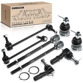 A-Premium Set of 8, Front Sway Bar Link, Lower Ball Joint, Inner Outer Tie Rod End, Compatible with Ford Taurus 1996-2007, Mercury Sable 1996-2005, V6 3.0L