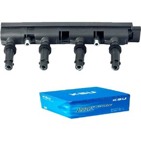 KSU Ignition Coil Pack Compatible with Buick Chevrolet Chevy Cadillac Cruze Encore ELR Sonic Trax Volt 1.4L Turbocharged D521C 55577898