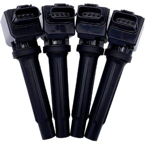 Amrxuts 4Pcs PE2018100 Ignition Coil for 2012-2018 Mazda 3,2014-2017 Mazda 6, 2016-2018 Mazda CX-3, CX-9, 2013-2018 CX-5 PE20-18-100 H6T61171