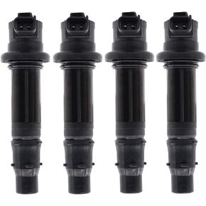 MOTOKU Pack of 4 Ignition Coil for Yamaha YZF R6, FZ1 YZF R1 Vmax 1700