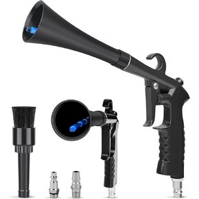 Car Cleaning Gun Detailing Interior Dryer Air Blow Gun, High Pressure Blower Gun, Car Detailing Kit Interior Cleaner, Car Detailing Tools for Car Quickly Blasts Dirt and Dust Works with Air