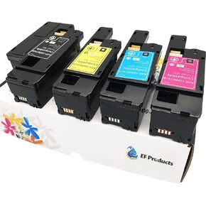 Remanufactured for Xerox Phaser 6020 6022 Workcentre 6027 6025 Toner Cartridge (Black 106R02759, Cyan 106R02756, Magenta 106R02757, Yellow 106R02758) (6020: MYCK)