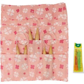 47" Jumbo Wooden Circular Knitting Needles Set of 3 I Chunky Yarn (US Sizes 19, 35 & 50) with Bonus Travel Case| Snag Free | Great Knitters Gift (47 Inches)