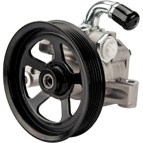 Torchbeam Power Steering Pump Compatible with 2007-2016 Acadia 2009-2017 Traverse, Car Power Steering Replacement Parts for OEM 20-2403 96-2403, Steering Pump Assist with Pulley