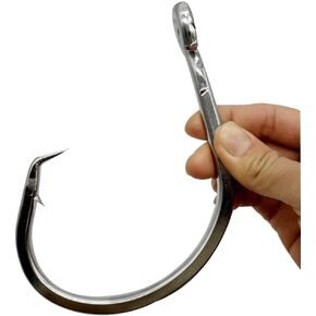 39960 Fishing Hook Giant 24/0 28/0 Stainless Steel Tuna Circle Hooks Shark Tuna Circle Big Game Saltwater Hook