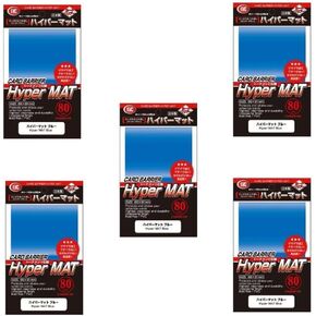 KMC Hyper Matte Sleeves BlueÃƒÂ—5 Sets (5 Packs/total 400 Sheets) (Japan Import) Made in Japan by KMC