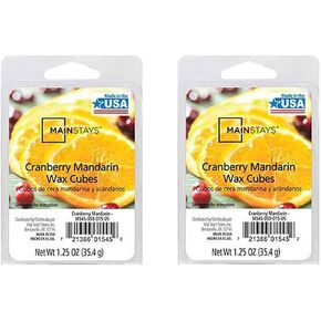 2 Pack Cranberry Mandarin Scented Wax Cubes