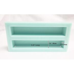 Hobby-CAST 2 Cavity Silicone Mold for Pen Blank Casting