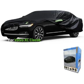 مناسب خصيصًا لغطاء سيارة فولفو، السيارات مقاوم للماء في جميع الأحوال الجوية، غطاء السيارة في جميع الأحوال الجوية، مقاوم للثلج، حماية من الأشعة فوق البنفسجية، مقاوم للرياح في الهواء الطلق، غطاء سيارة كامل (لفولفو XC70) in Kuwait
