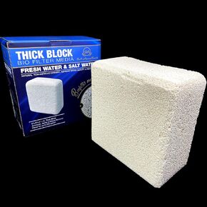 Bio Media Block Thick 8"x8"x4" Filter Brick for Fresh & Saltwater aquarium