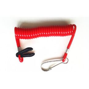 Boat Engine 682-82556-00 Safety Kill Stop Switch Lanyard for Yamaha for Tohatsu Outboard Motors, fits Sierra MP28860