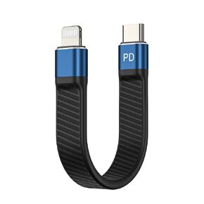 كابل USB C قصير إلى Lightning (0.46 قدم، معتمد من MFi)، كابل شحن سريع ومزامنة البيانات من النوع C إلى Lightning لهاتف iPhone 13/13 pro/13 pro Max/12/12 mini/11/XS/XR/X/8/ SE / إيربودز / آيباد in Kuwait