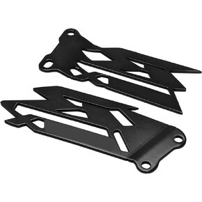 Foot Peg Heel Plates Guard Protector Compatible with Suzuki GSX-R 600/750 2006-2016, GSX-R 1000 2003-2016 (Red)