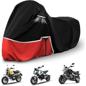 Waterproof Motorcycle Cover Replace for Honda Rebel 300 500 1100 and Shadow 750/ Vtx 1300 /Fury, 420D Oxford Cloth Motorcycle Cover for Snow Rain Dust Protection