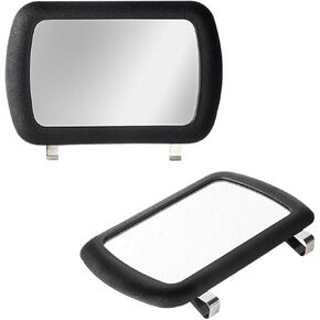 قطعتان من مرآة الزينة الواقية من الشمس للسيارة، مرآة تجميل لتظليل الشمس للرؤية الخلفية مع زجاج عالي الدقة، مرآة مكياج أوتوماتيكية للوقاية من الشمس، ملحقات سيارة داخلية عالمية لشاحنة الدفع الرباعي in Kuwait