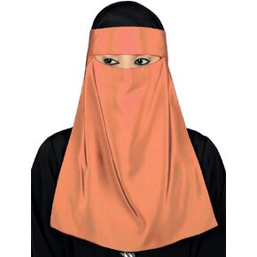 Single Layer Niqab, Saudi Style, Muslim Face Veil, Wholesale Price, 1pc NQ-009