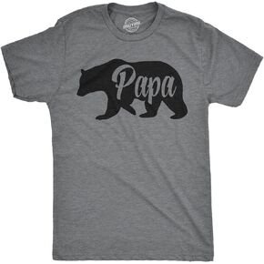 Mens Papa Bear Funny Shirts for Dads Gift Idea Humor Novelty Tees Family T Shirt