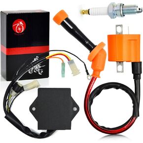 Igniter CDI Box and Ignition Coil For Yamaha Big Bear 350 YFM350FW 4x4 1990-1994 3HN-85540-10-00