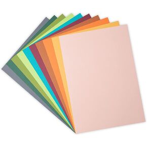 Sizzix Sizzix Surfacez Cardstock, 8 1/4"x11 3/4", 10 Eclectic Colors, 60Sh, 664873
