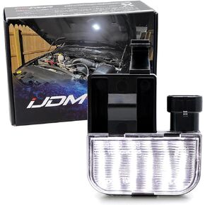 iJDMTOY Super Bright Xenon White 18-SMD Full LED Under Hood Light Assembly Compatible With Chevy/GMC Silverado/Sierra, Suburban/Tahoe Avalanche Trailblazer Yukon Envoy; Cadillac Escalade, etc