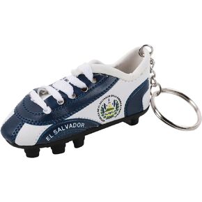Soccer Shoe Keychains Sneaker with Cleats Country Souvenir Keyrings