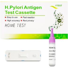 Helicobacter Pylori Stool Test Kits, H. Pylori，h. Pylori Stool (Antigen)10-15 Minutes of Quick Home Testing, The Result is Highly Accurate, Easy to Read and use
