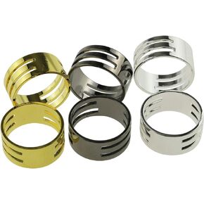 Tegg Jump Ring Set 6PCS 3Color Jump Ring Opening and Closing Tool for Jewelry Making and DIY Craft
