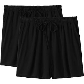 Vislivin Womens Pajama Shorts Sleep Shorts Stretchy Pajama Pants