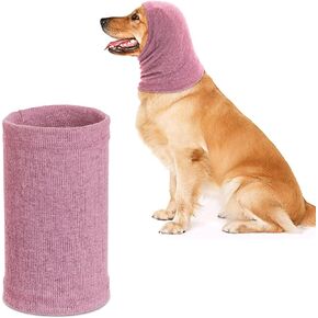 Quiet Ears for Dogs, Rbenxia 1 Piece Dog Ear Cover Hoodies Dog Ear Muffs Headband Noise Ear Protection Warm Winter Ear Scarf (Blue, Small)