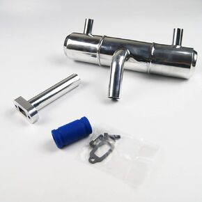 Aluminium Exhaust pipe for HPI rovan Baja 5B King Motor buggy