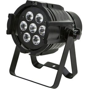 Monoprice PAR-575 Wash Stage Light - RGBW, 7x 8-Watt LEDs, Aluminum Shell, DMX512 Support - Stage Right Series