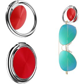 BENEKIY 2 Pack Sunglasses and Eyeglasses Holder Mask Holder for Car Dash Metal Alloy Sunglass Holder Hook for Car Boat RV or Truck to Any Surface