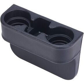 JSCARLIFE Universal Car Seat Seam Wedge Cup Holder, Cell Phone Holder, Food Drink Bottle Mount Stand, Storage Organizer Multifunction Glove Box Car Accessories (11.03'' x 4.33''x 8.27'')