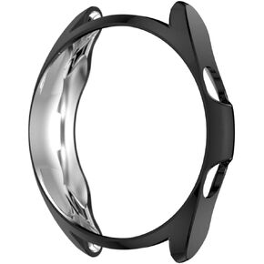 LOKEKE Compatible for Samsung Galaxy Watch3 41MM Protective Case Cover, TPU Protective Case Cover Shell for Samsung Galaxy Watch3 41MM SM-R850(41MM, TPU Black)