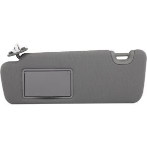 SCITOO Gray Left Driver Side Car Sun Visor Assembly with Sunroof fit for 2014 2015 2016 2017 2018 2019 for Toyota Highlander