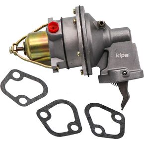 KIPA Mechanical Fuel Pump For Mercruiser 4 Cyl 2.5L 3.0L 3.7L 861676A1 3854858 77115 Volvo Penta, Replace for SIERRA MARINE 18-7282 Mercruiser MERCURY MARINE 42725A3, Accurate, Durable and stability