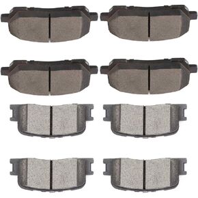 Front Rear Ceramic Brake Pads Kits 8pcs fit for 2001-2003 for Toyota Highlander