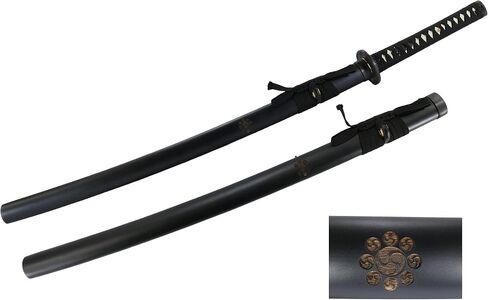 MAKOTO Handmade Sharp Katana Black Samurai Sword 40" in Saudi Arabia