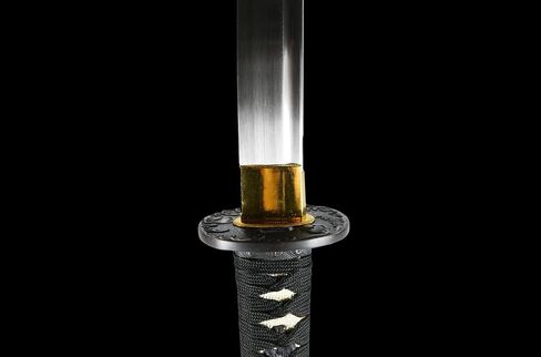 MAKOTO Handmade Sharp Katana Black Samurai Sword 40" in Saudi Arabia