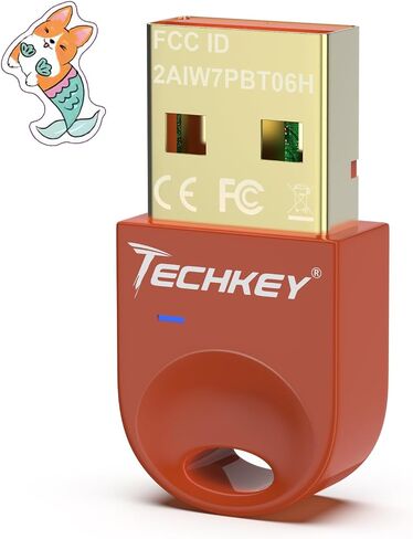 USB Bluetooth Adapter 5.3 for Desktop PC, Really Plug & Play Mini Bluetooth V13 EDR Dongle Receiver & Transmitter for Laptop Computer Bluetooth Windows 11/10/8.1-Dark Salmon in Saudi Arabia