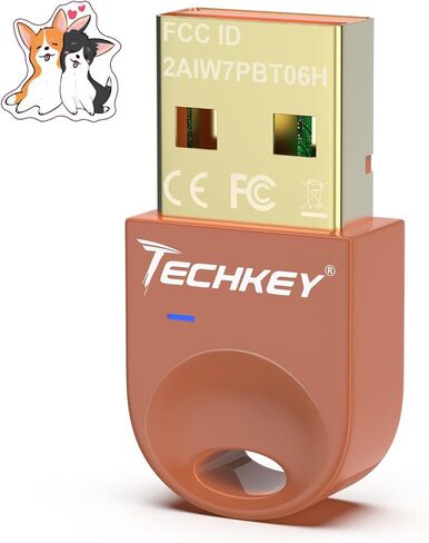 محول بلوتوث USB 5.3 لأجهزة الكمبيوتر المكتبية، قم بتوصيل وتشغيل جهاز استقبال وجهاز إرسال بلوتوث صغير V8 EDR Dongle لأجهزة الكمبيوتر المحمول بلوتوث Windows 11/10/8.1-Claret in Saudi Arabia