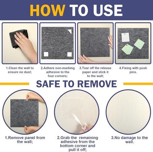 12 قطعة بديلة من ألواح الفلين، 11.8 بوصة × 11.8 بوصة، بلاط حائط قابل لإعادة الاستخدام مع 70 دبوسًا، 64 مادة لاصقة آمنة وقابلة للإزالة، لوحات إعلانات للجدران، المكتب، الفصول الدراسية، غرفة المعيشة، لوحة رمي السهام باللون الأبيض in Kuwait