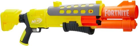مسدس Nerf Fortnite الأسطوري TAC، تصميم ملتف أصفر متوهج، 6 أسطوانة ضخمة، 6 سهام Nerf AccuStrike Mega، متعددة الألوان، مقاس واحد in Saudi Arabia