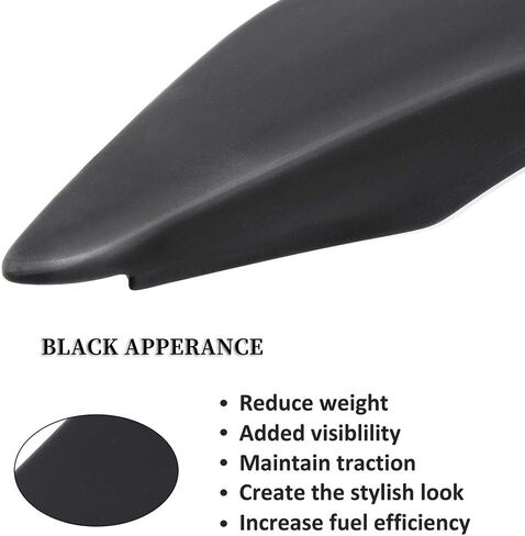 cciyu Rear Trunk Spoiler Wing w/LED Brake Fits for 2001-2005 for Honda Civic Coupe Rear Spoiler Wing,Matte Black in Saudi Arabia