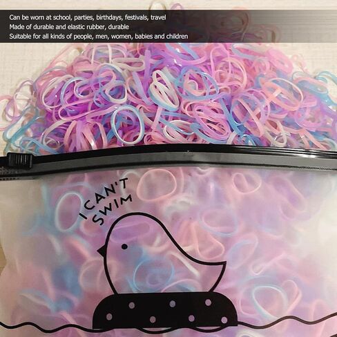1000pcs Elastic Hair Bands, Small High Elastic Colorful Baby Hair Ties Baby Hair Accessories Hair Rubber Bands for Girls Toddler in Saudi Arabia