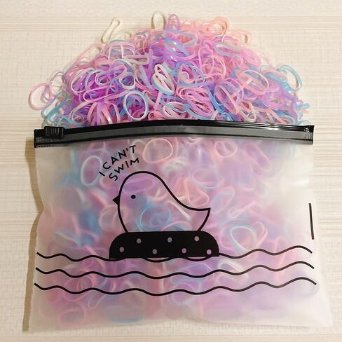 1000pcs Elastic Hair Bands, Small High Elastic Colorful Baby Hair Ties Baby Hair Accessories Hair Rubber Bands for Girls Toddler in Saudi Arabia
