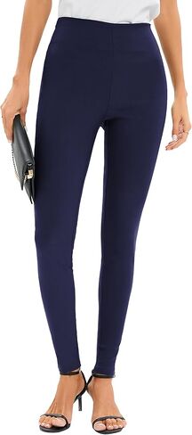 سراويل نسائية من Famulily سراويل ضيقة أنيقة بخصر عالٍ سراويل عمل غير رسمية قابلة للتمدد سراويل أساسية in Kuwait