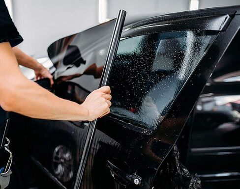 Mkbrother 2PLY 20% VLT 30" in x 5' Ft (30in x 60in) Heat & UV Block Professional Window Tint Adhesive Film Auto Car in Saudi Arabia