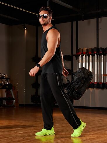 MAGNIVIT Mens Gym Workout Tank Tops Sleeveless Workout Cotton Lightweight Sport Vest Muscle Shirts Boxing Casual Tank Top in Saudi Arabia